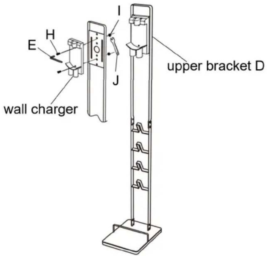 Vevor HLXCQJ-A01 - 1.Install lower bracket B on base A - 11