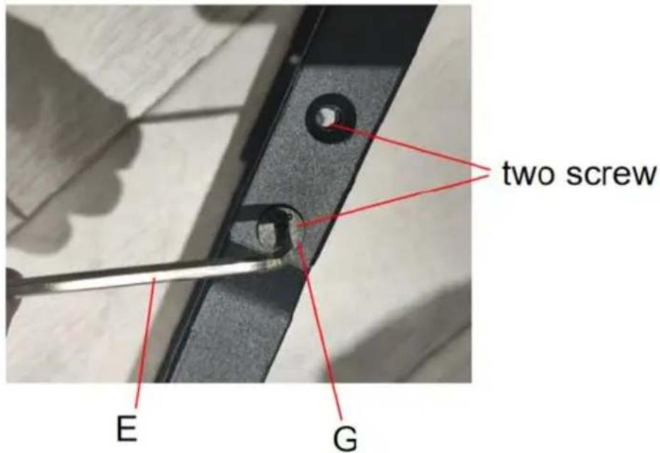 Vevor HLXCQJ-A01 - 1.Install lower bracket B on base A - 8