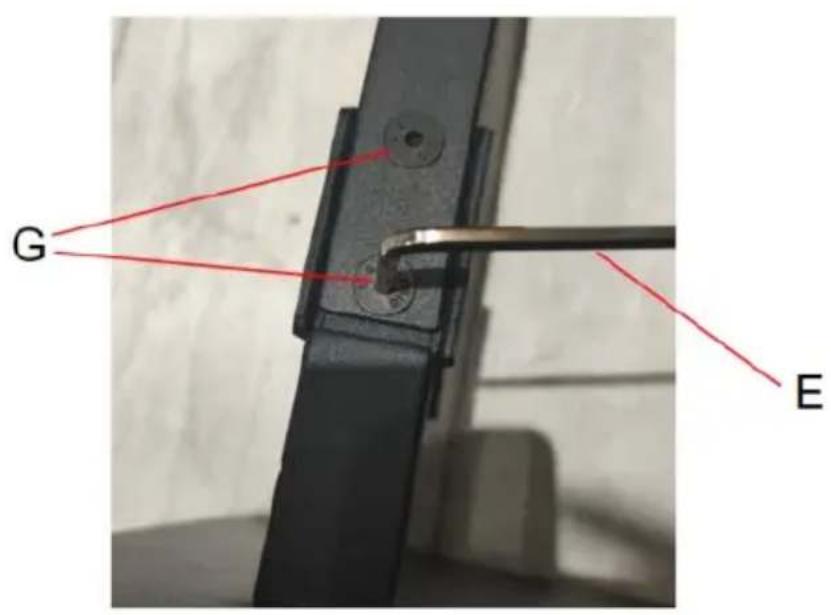 Vevor HLXCQJ-A01 - 1.Install lower bracket B on base A - 4