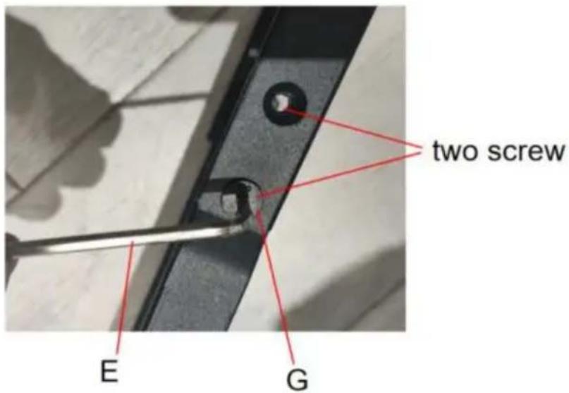 Vevor HLXCQJ-A01 - Monteer de onderste beugel B op basis A - 7