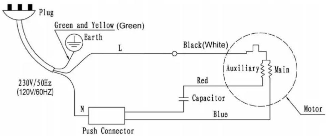 Vevor HCP2200 - CONNECTION METHODS FROM POWER - 1