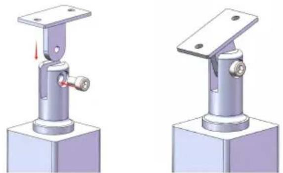 Vevor HR-016 - Montaje con pasamanos (gradiente) - 1