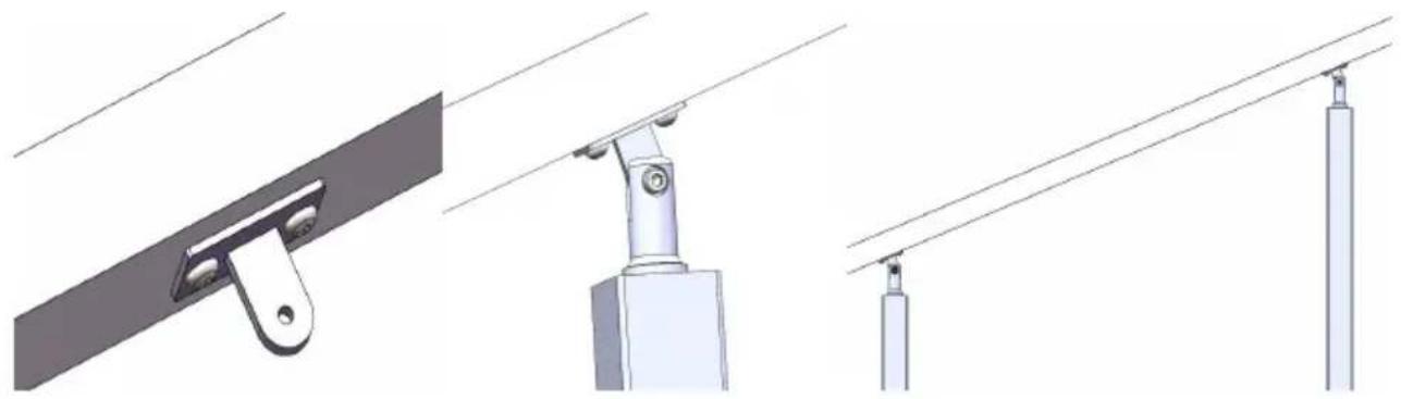 Vevor HR-010 - Montaż z poręczą (gradient) - 3