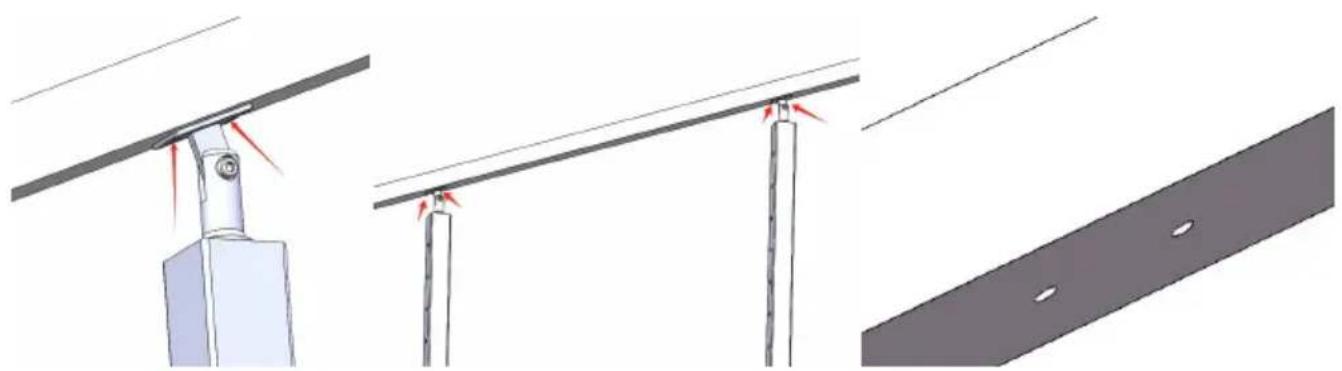 Vevor HR-010 - Montaje con pasamanos (gradiente) - 2