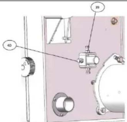 Vevor HBS250 - Setting Knob for Blade Tracking Adjustment - 6