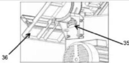 Vevor HBS250 - Bouton de réglage de la tension de de scie à ruban - 3