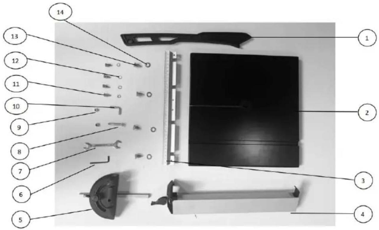 Vevor HBS250 - Standaard accessoires - 1