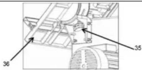 Vevor HBS250 - Instelling Knop voor Bladvolging afstelling - 3
