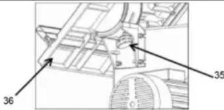 Vevor HBS250 - Manopola di regolazione della tensione della lama della sega a nastro - 3