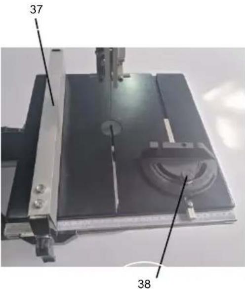 Vevor HBS250 - Bouton de réglage de la tension de de scie à ruban - 4