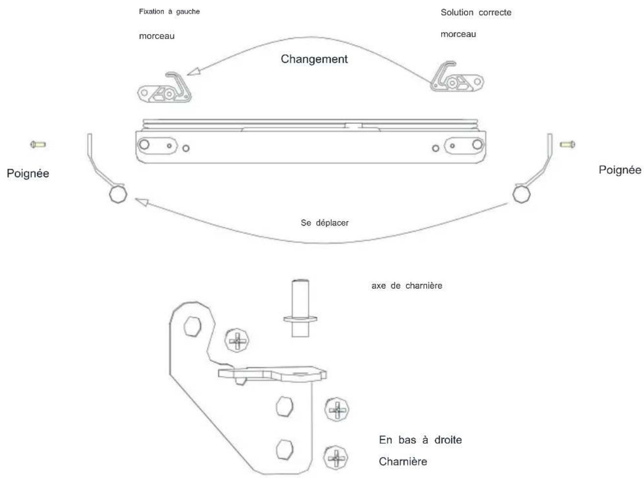 Vevor HBZB-36F - INVERSION DE PORTE (en option) - 2