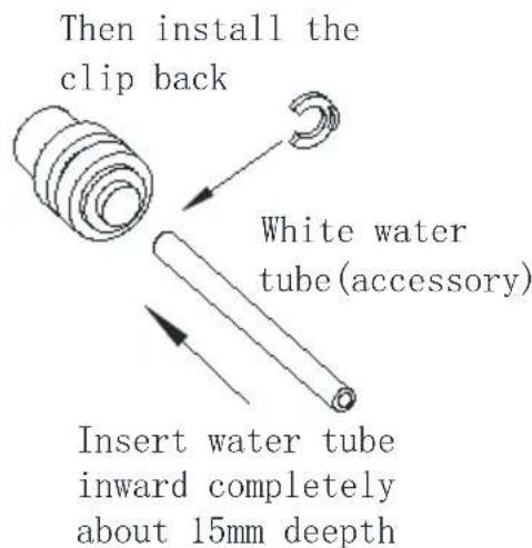 Vevor HBZB-36F - Connect the water supplying hose to the unit - 3