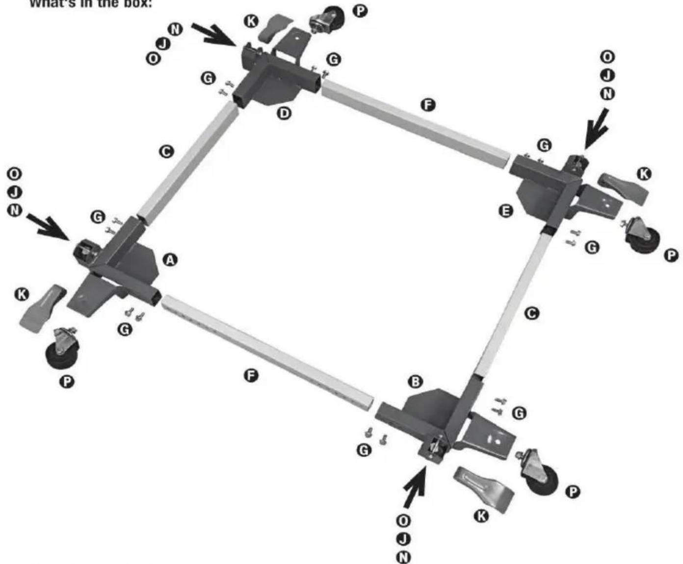 Vevor GZB88095 - Assembly Instructions - 1