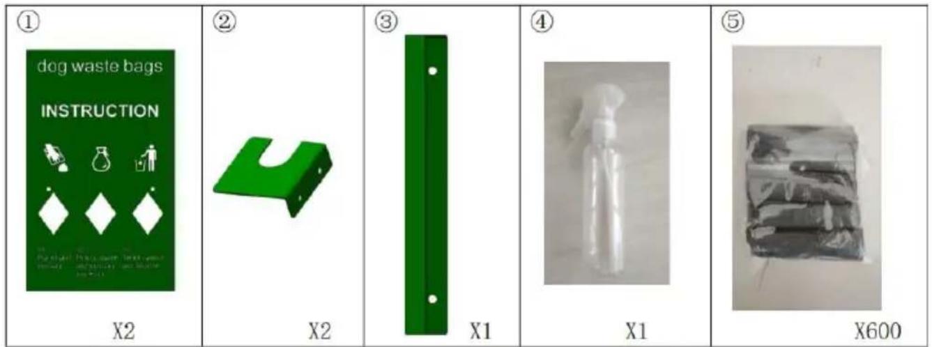 Vevor HBD008-3 - PARTS LIST - 1