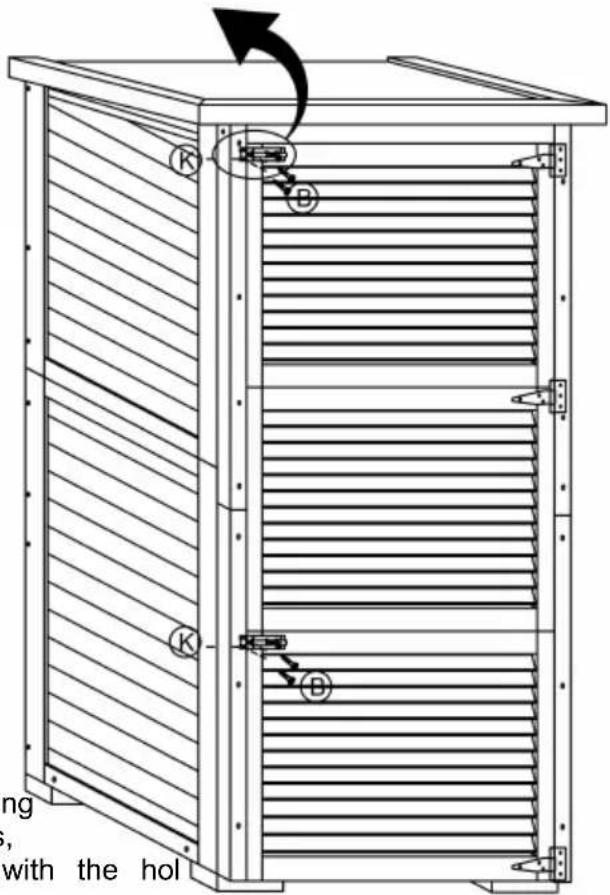 Vevor HL-001 - Assembling the side panels (bottom): - 19