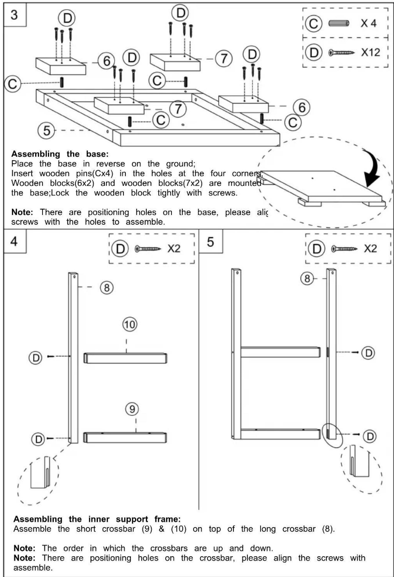 Vevor HL-001 - Assembling the door panels: - 1