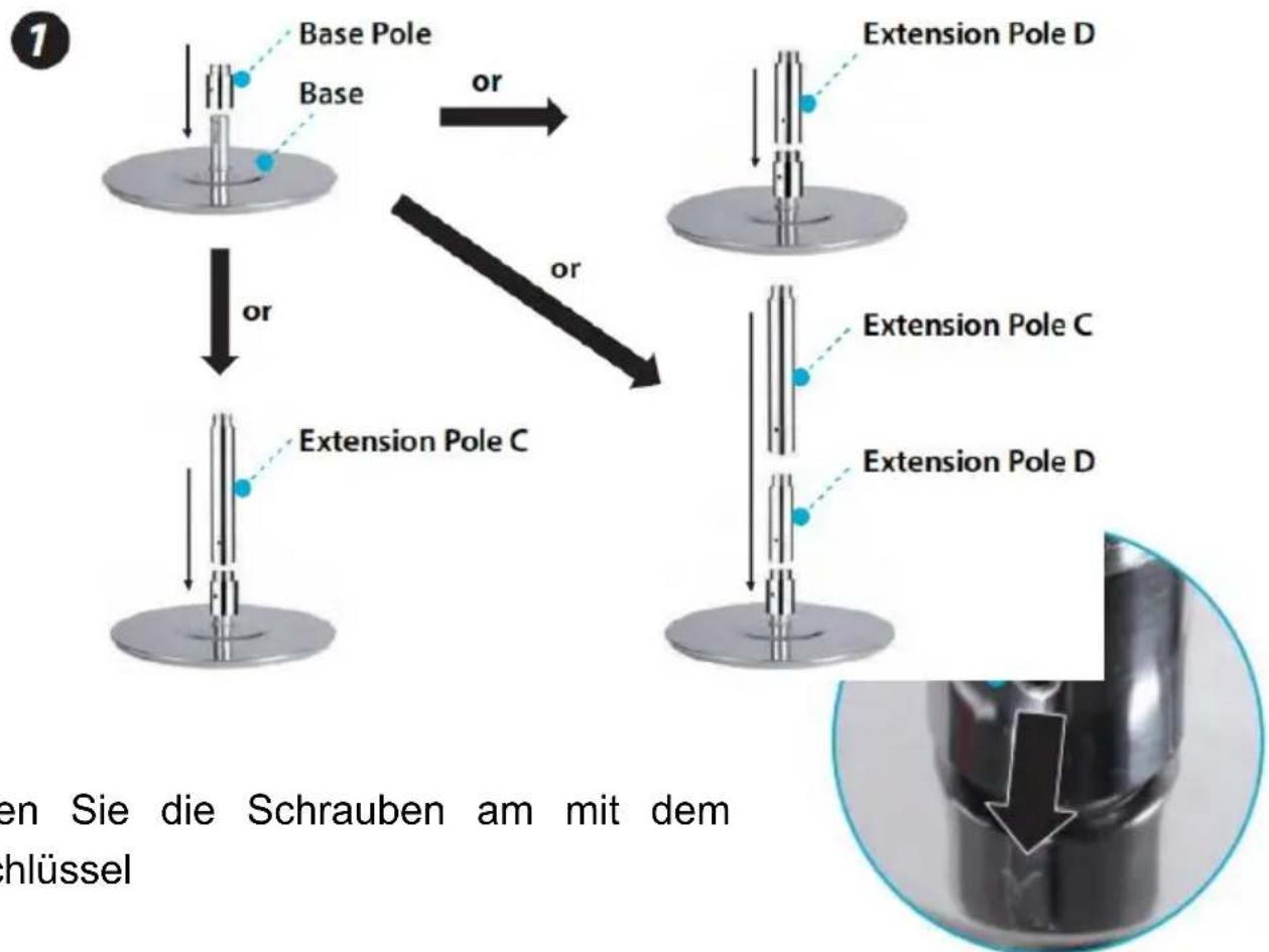 Vevor HM-590S - BEFORE USING YOUR POLE - 1