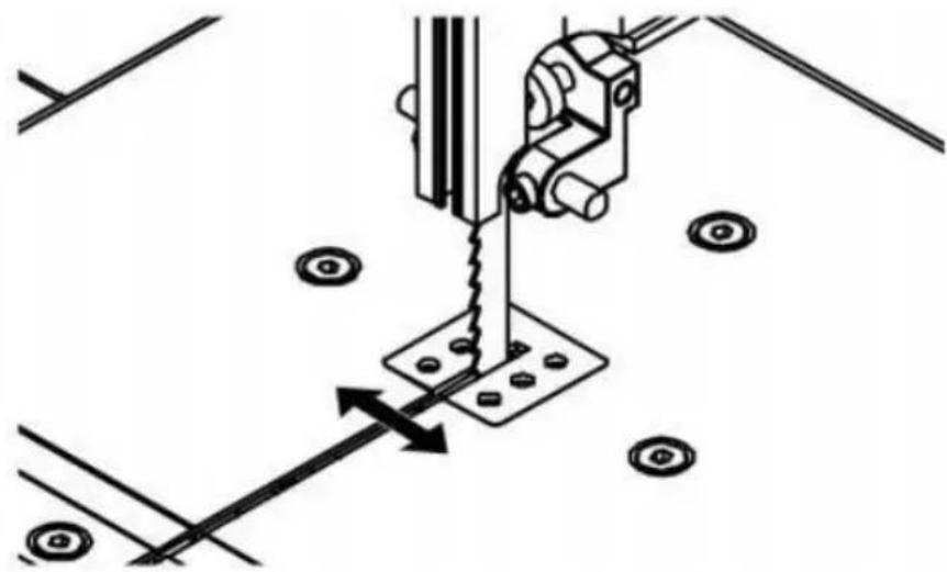 Vevor HBS350 - Saw Table Lateral Alignment - 1