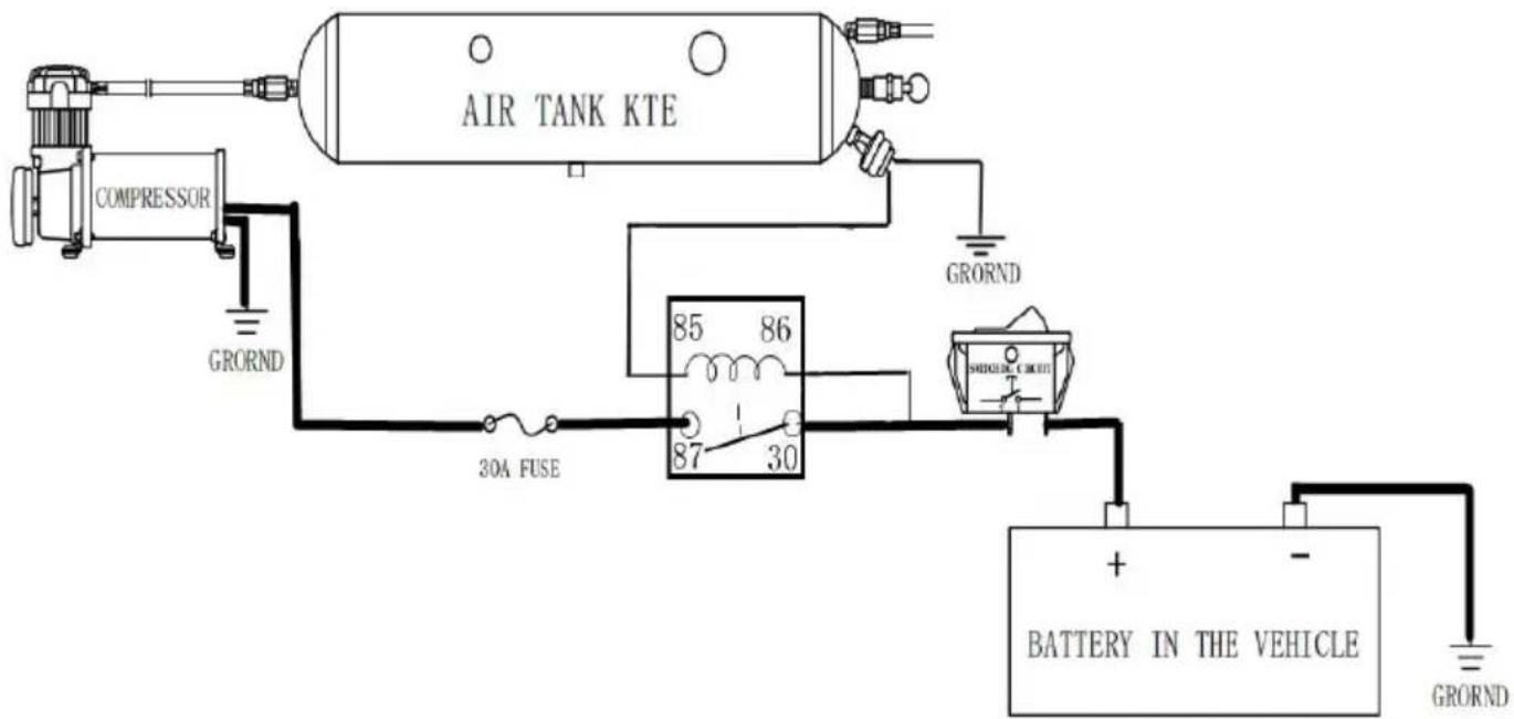 Vevor HS-1000A - Step 10: Compressor line connection - 1