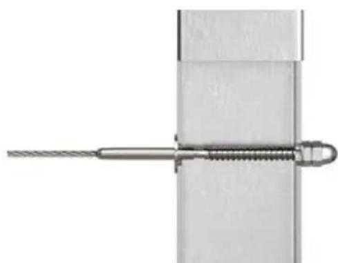 Vevor HR-015 - Installare con fune metallica e raccordi - 2