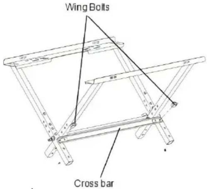Vevor HS6804 - ATTACHING THE CROSS BARS - 1