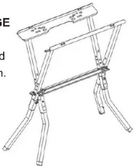 Vevor HS6804 - FOLDING THE STAND AND STORAGE - 1