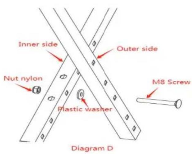 Vevor HS6804 - ASSEMBLING THE SUPPORT - 4