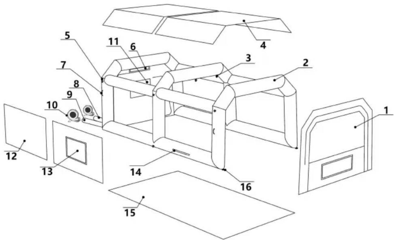 Vevor GZYJXKF06 - DIAGRAMA DEL PRODUCTO - 1