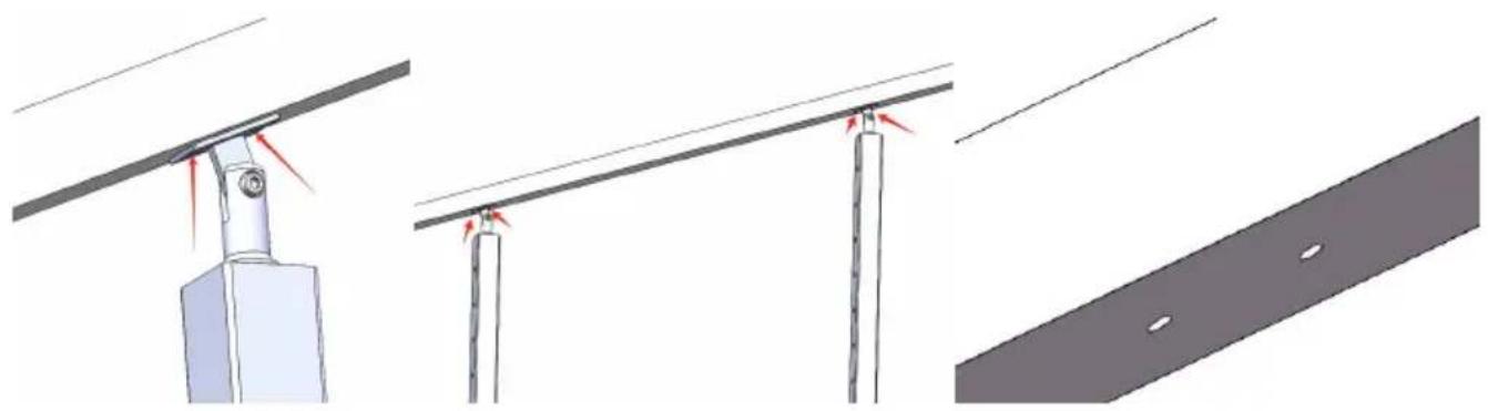 Vevor HR-008 - Montera med ledstång (lutning) - 2