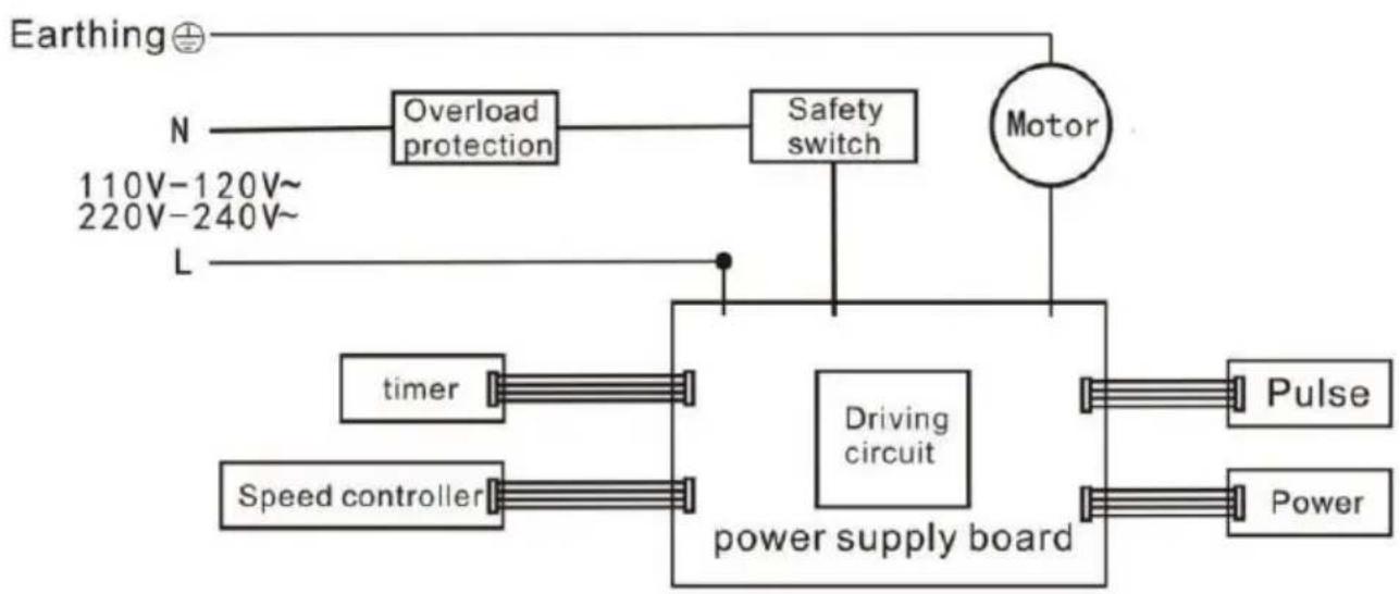 Vevor HS-228 - CIRCUIT DIAGRAM - 1