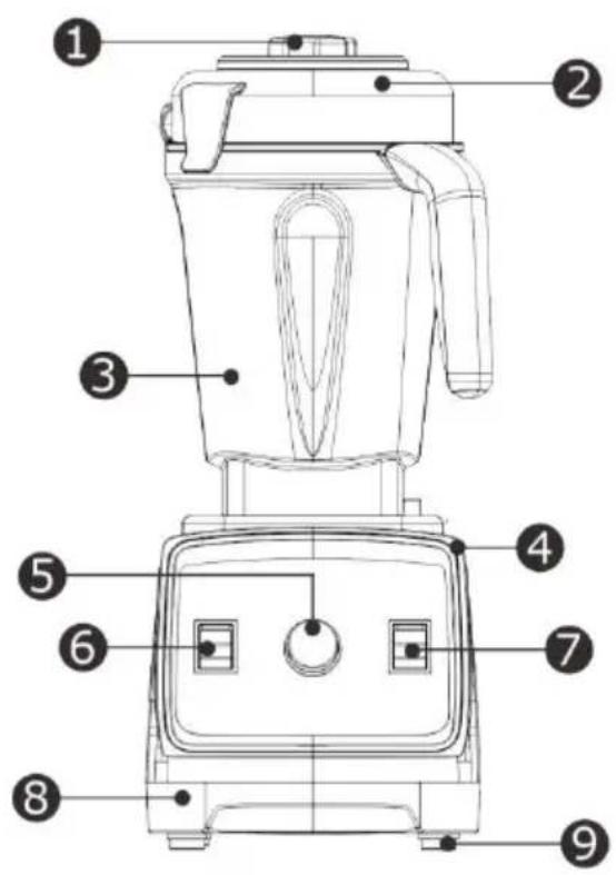 Vevor HS-228 - MAJOR COMPONENT NAME - 1