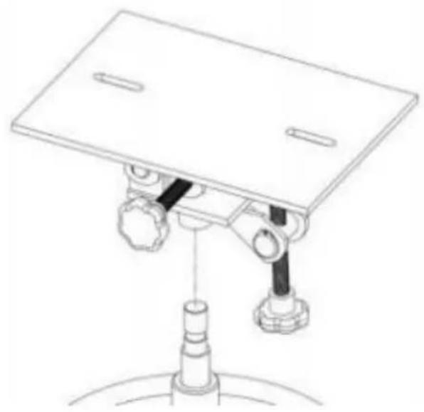 Vevor GW-0.5D - Instalar el Componente adaptador (sólo para GW-0.5 - 1