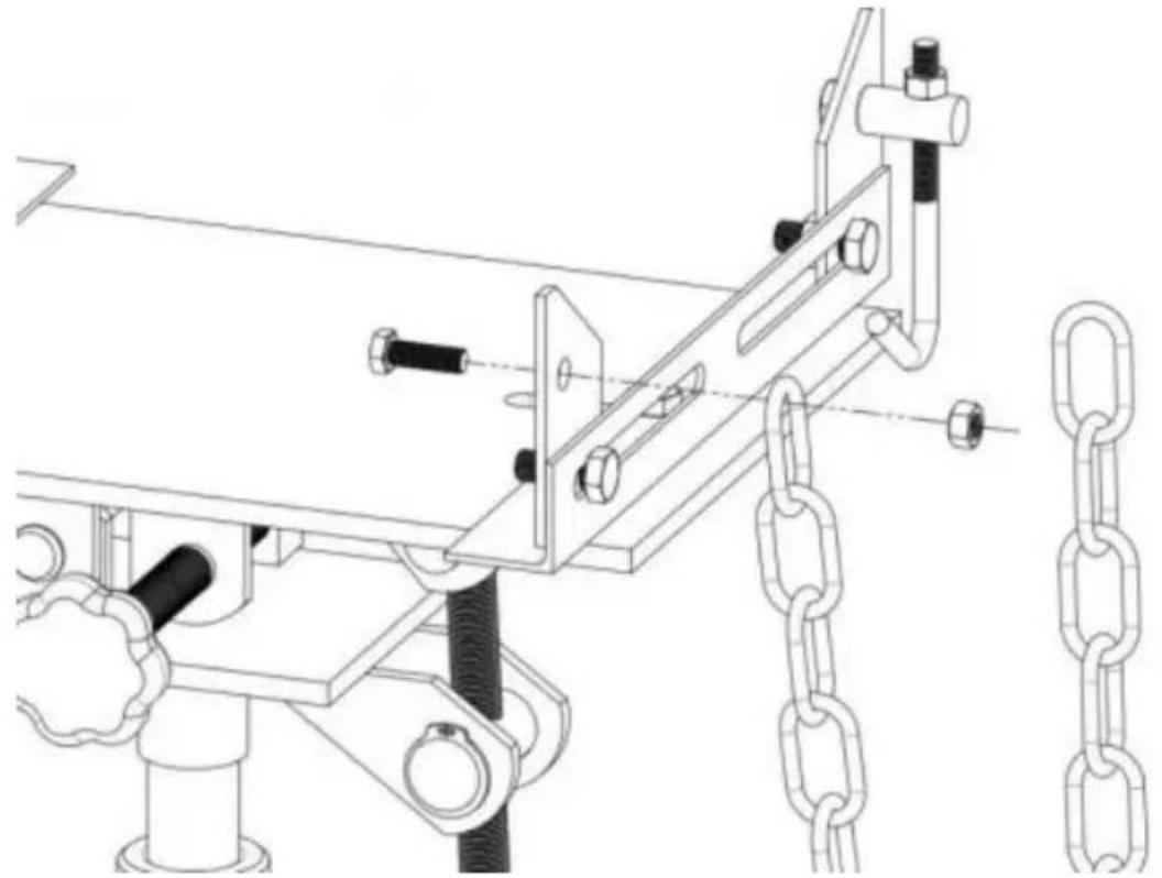 Vevor GW-0.5D - Installare il Componente adattatore (solo per GW-0.5 - 4
