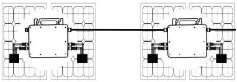 Vevor GT-1200 - Single-phase parallel assembly method of micro inverter - 3