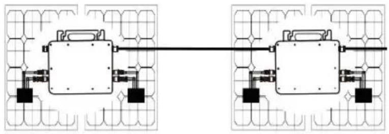 Vevor GT-1200 - Metodo di assemblaggio parallelo monofase di micro invertitore - 3