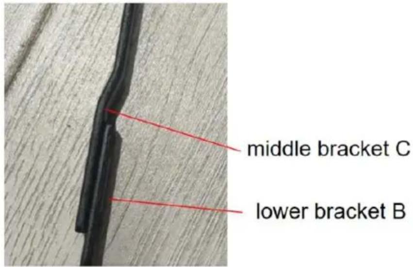 Vevor HLXCQJ-C02 - Install lower bracket B on base A - 6