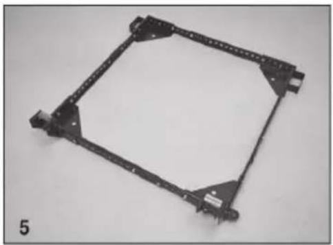 Vevor GZB88093 - Note: Insert bolts so that the nuts are on the INSIDE of the mobile base. - 3