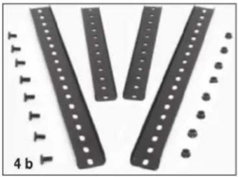 Vevor GZB88093 - Note: Insert bolts so that the nuts are on the INSIDE of the mobile base. - 2