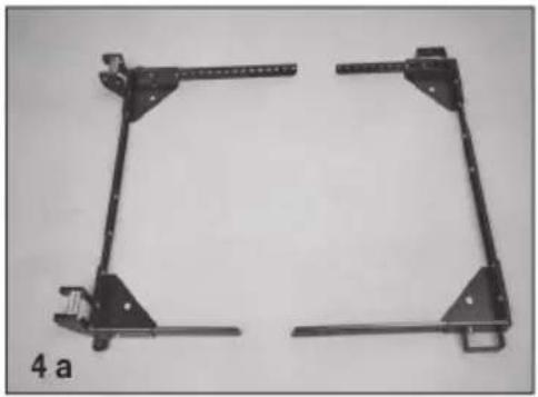 Vevor GZB88093 - Note: Insert bolts so that the nuts are on the INSIDE of the mobile base. - 1