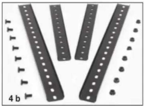 Vevor GZB88093 - Note: Insert bolts so that the nuts are on the INSIDE of the mobile base. - 2