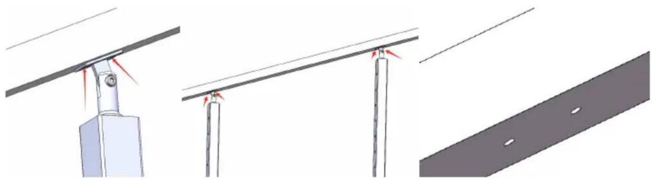Vevor HR-012 - Montera med ledstång (lutning) - 2