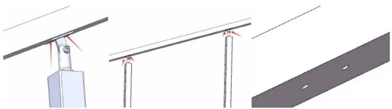Vevor HR-012 - Montaje con pasamanos (gradiente) - 2