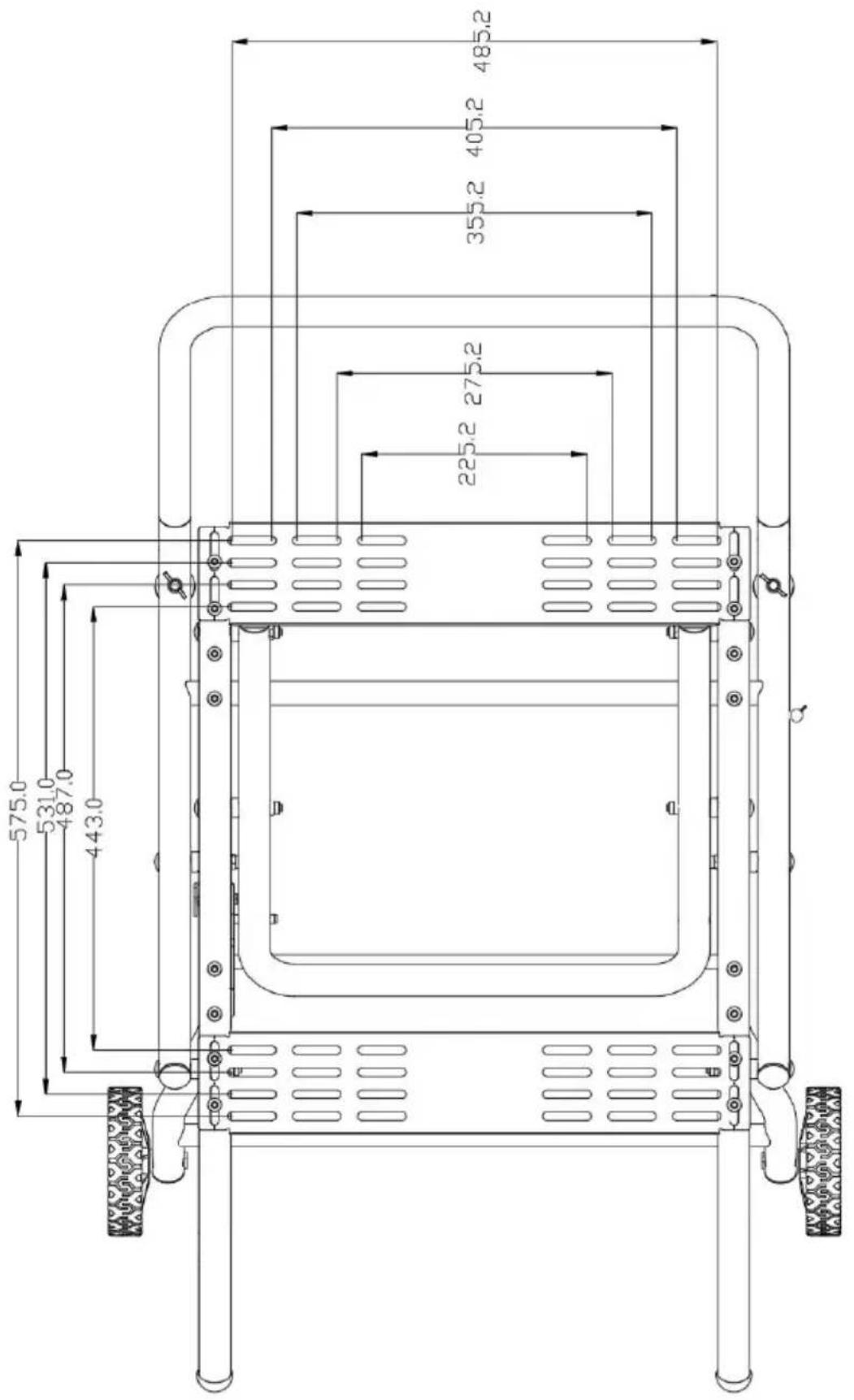 Vevor HS6805 - Dimensional Drawings - 1