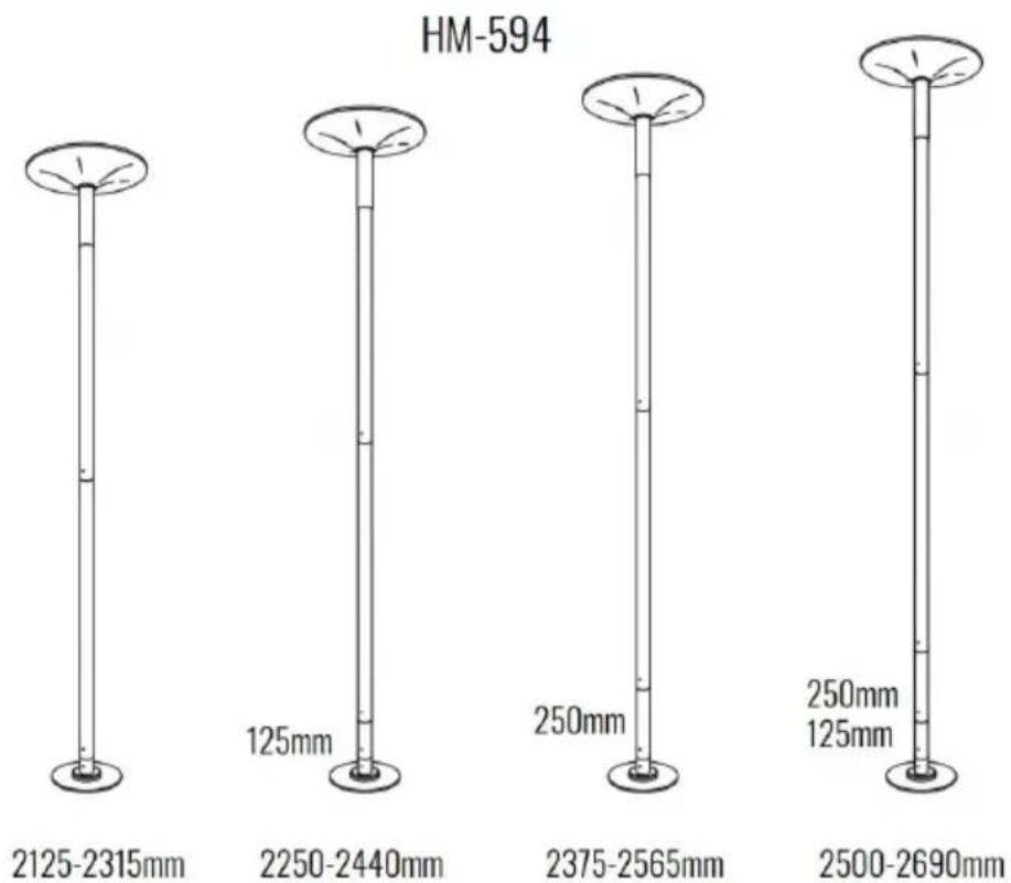 Vevor HM-594 - HEIGHT CALCULATOR - 1