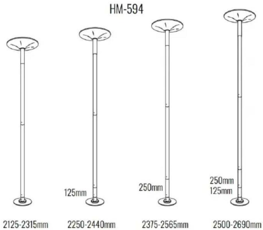 Vevor HM-594 - HEIGHT CALCULATOR - 1