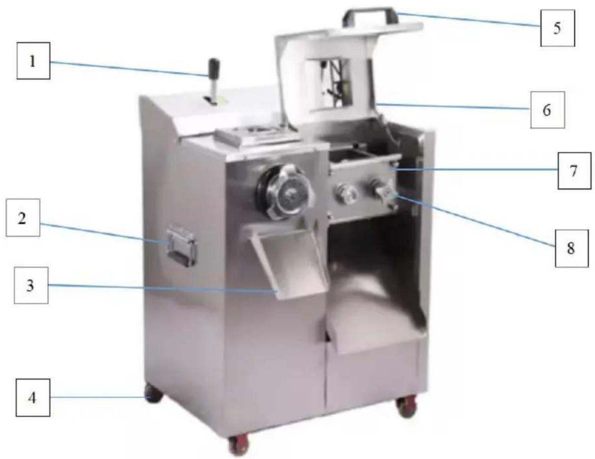 Vevor JQ-7F - Pull out the mains plug: - 2
