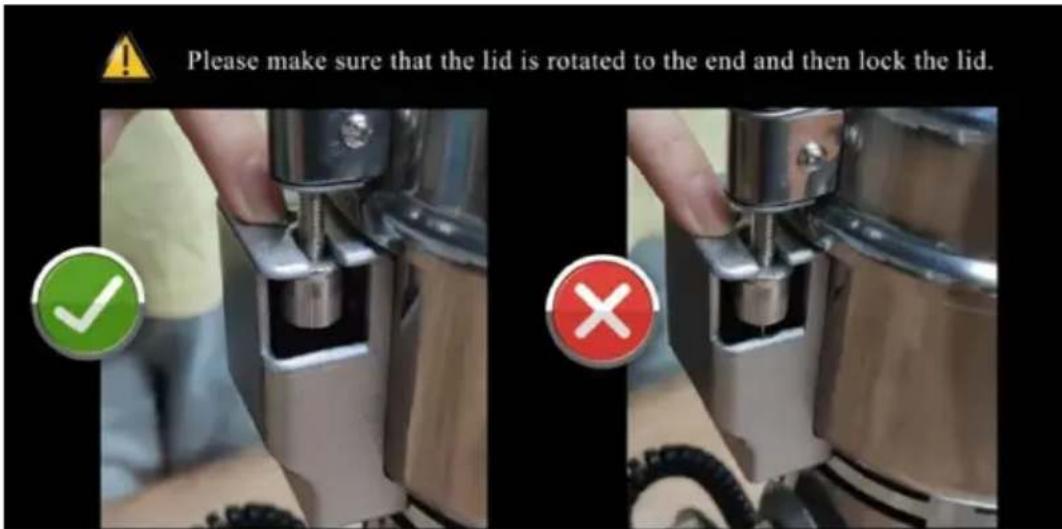 Vevor HC-750Y - \*Why the grinder cannot be started? - 1