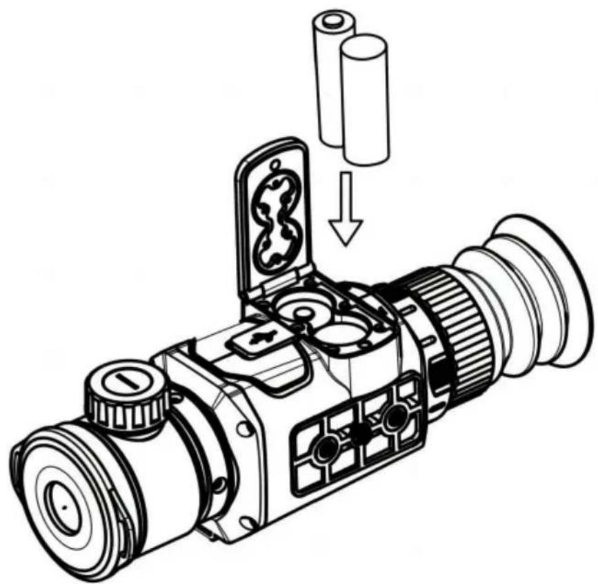 Vevor HT-C18 - Einsetzen der Batterie - 1