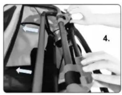 Vevor JBT03K2 - Plegar el marco base: - 4