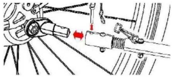 Vevor JBT03K2 - Anbringen des Anhängers am Fahrrad : - 3